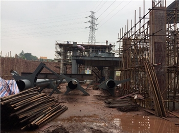 燒結(jié)機安裝現(xiàn)場